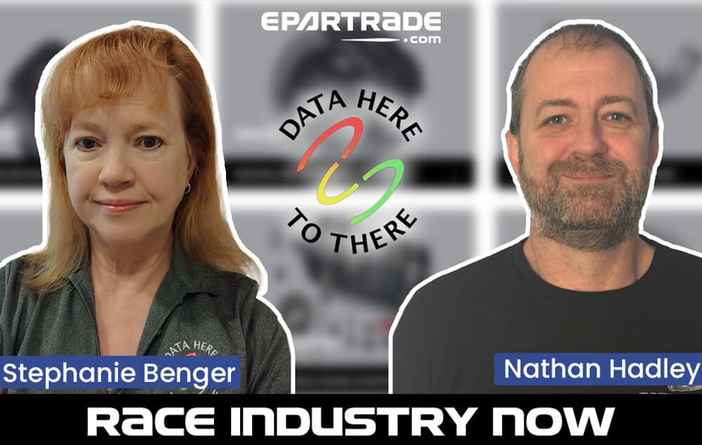 Stephanie Benger of DH2T and Nathan Hadley of Corvette Realm discussing strategies for building a profitable online racing parts store